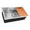 Nantucket Sinks 30In. Prep-Station Single Bowl Undermount Stainless Steel Kitchen Sink with Included Accessories SR-PS-3018-16 - alternate 5
